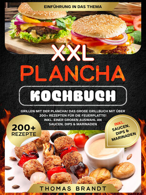 cover image of XXL Plancha Kochbuch